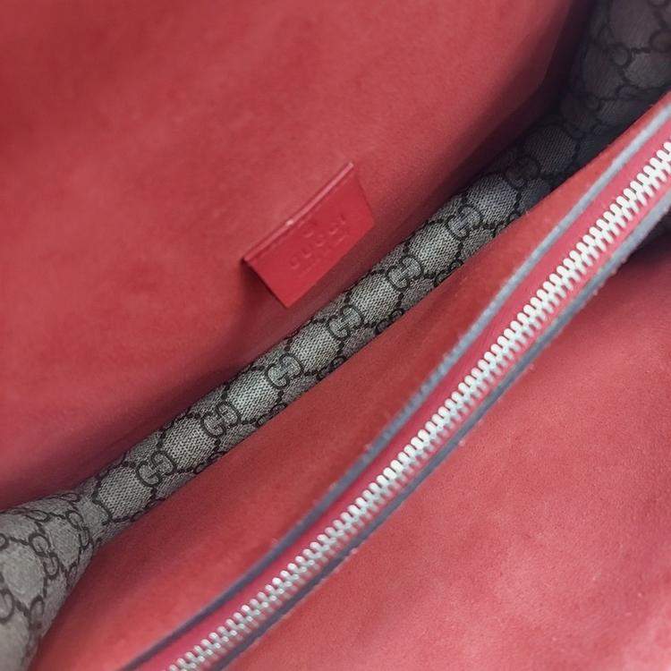 Pre Owned Gucci Beige PVC Gucci Dionysus Chain Shoulder Bag (400249)