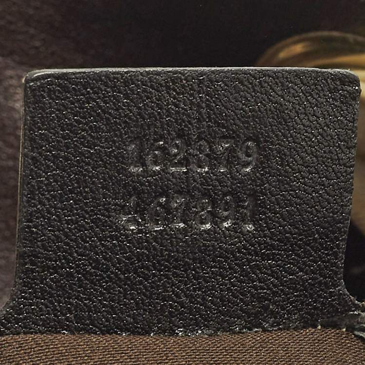 Pre Owned Gucci Positano Scarf Beige/Brown GG Canvas Tote