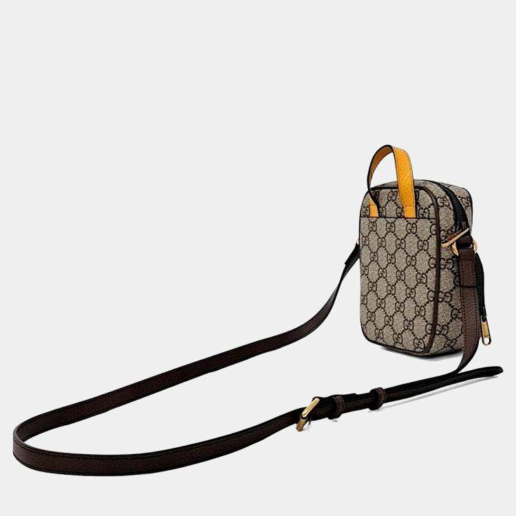 Pre Owned Gucci Beige PVC Neo Vintage Mini Bag (658556)