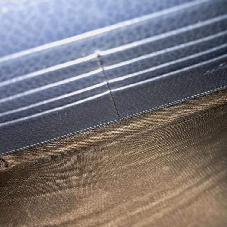 Pre Owned Gucci Navy Blue Leather Dionysus Mini Chain Bag