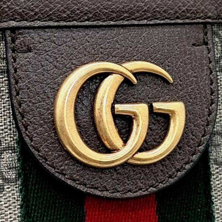 Pre Owned Gucci Multicolor PVC Gucci Ophidia GG Supreme Tote Bag (519335)