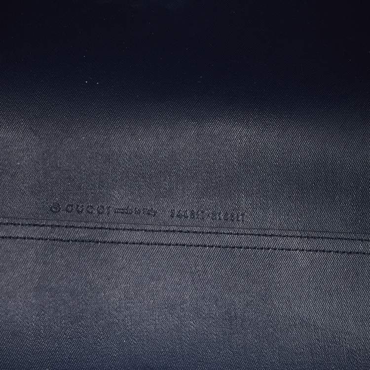 Pre Owned Gucci GG Blooms Multicolor GG Supreme Canvas Reversible Tote