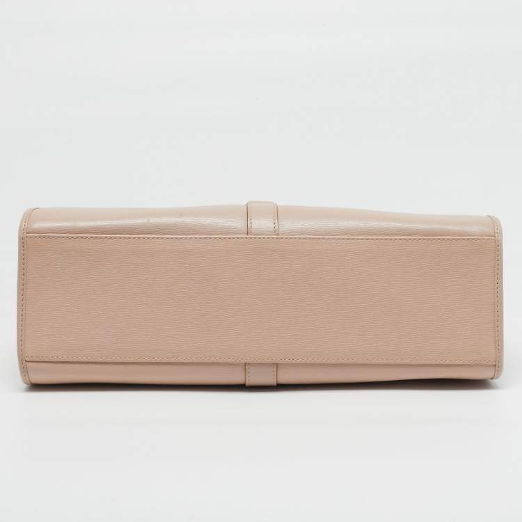 Pre Owned Gucci Jackie Bardot Light Pink Leather Shoulder Bag