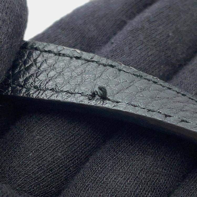 Pre Owned Gucci Soho Interlocking G Shoulder Bag Black/Beige Leather