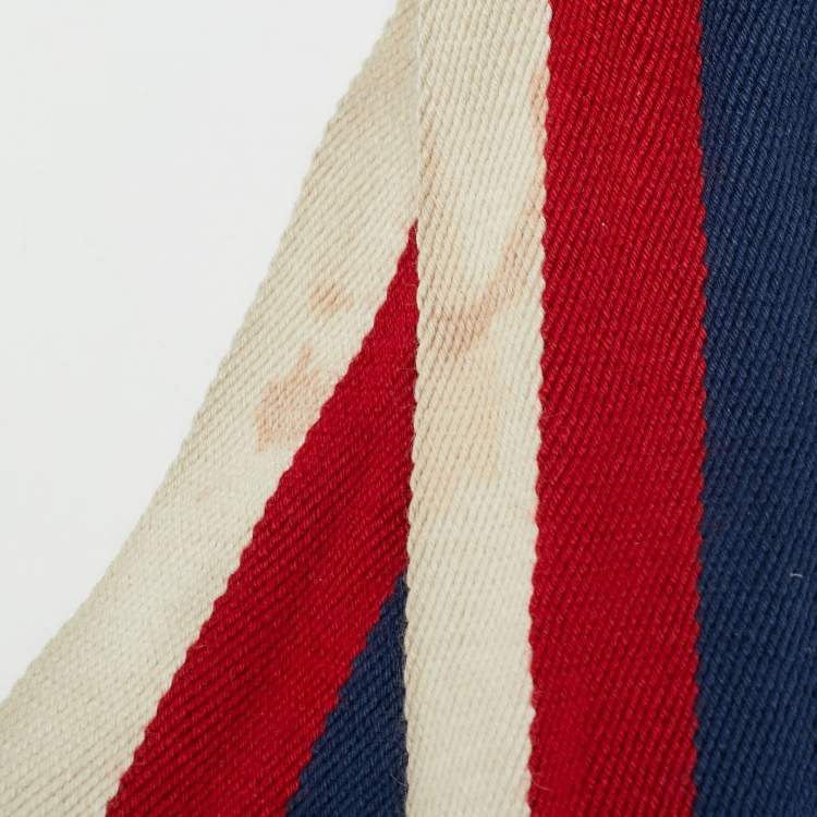 Pre Owned Gucci Sylvie Web Small Black Matelassé Leather GG Marmont Top Handle Bag