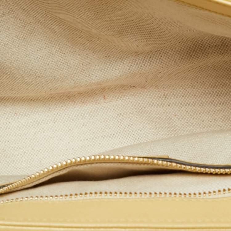 Pre Owned Gucci GG Marmont Torchon Small Navy Blue/Red Diagonal Quilted Leather Shoulder Bag