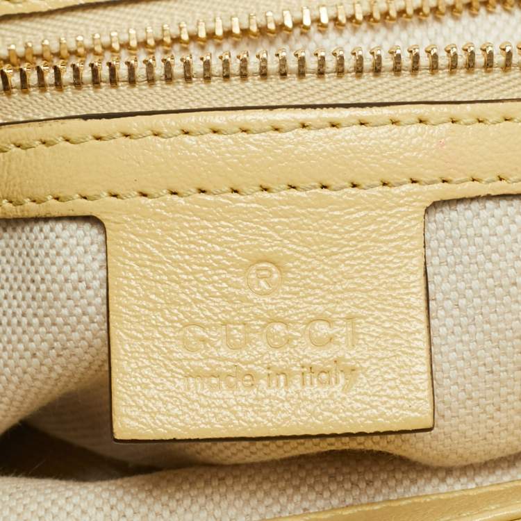 Pre Owned Gucci GG Marmont Torchon Small Navy Blue/Red Diagonal Quilted Leather Shoulder Bag