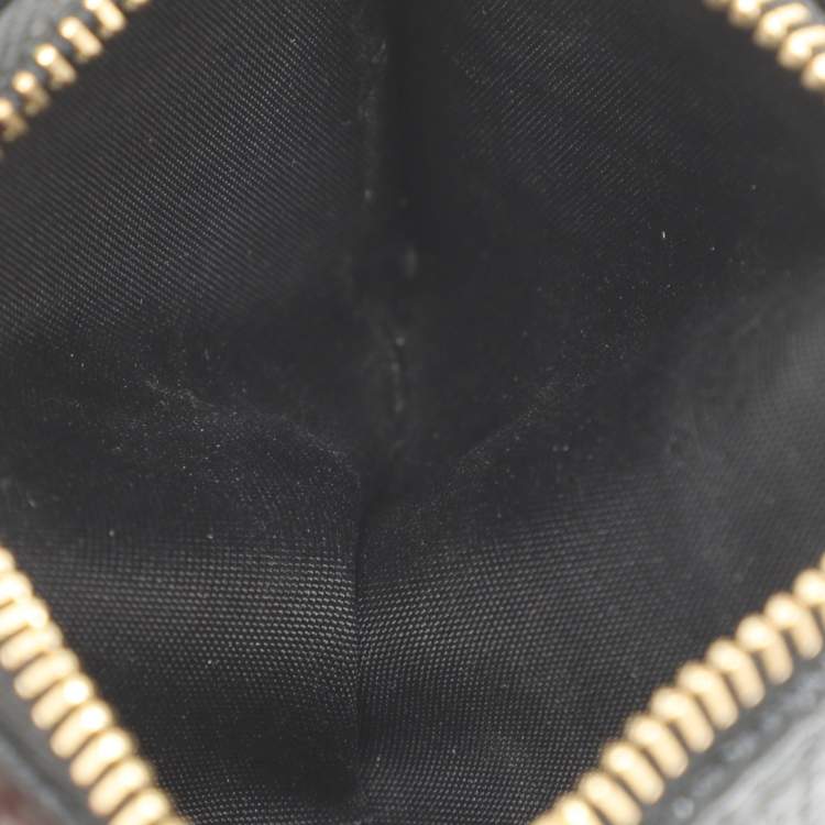 Pre Owned Gucci GG Marmont Black Leather Bifold Wallet