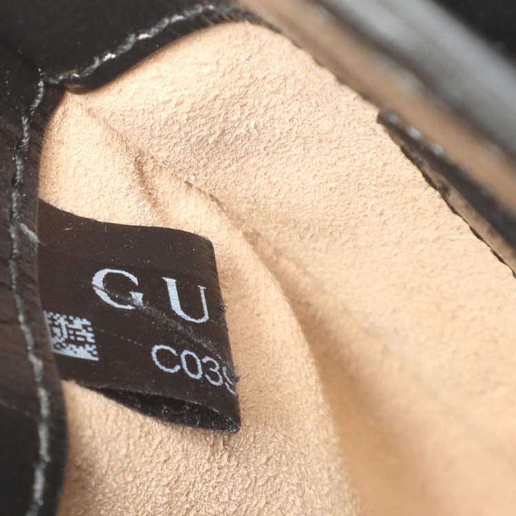 Pre Owned Gucci Horsebit 1955 Black Leather Top Handle Bag