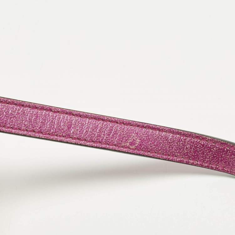 Pre Owned Gucci GG Marmont Flap Mini Multicolor Matelassé Leather Shoulder Bag