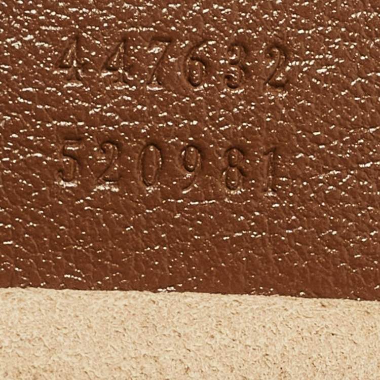 Pre Owned Gucci GG Marmont Small Brown Matelasse Leather Camera Bag