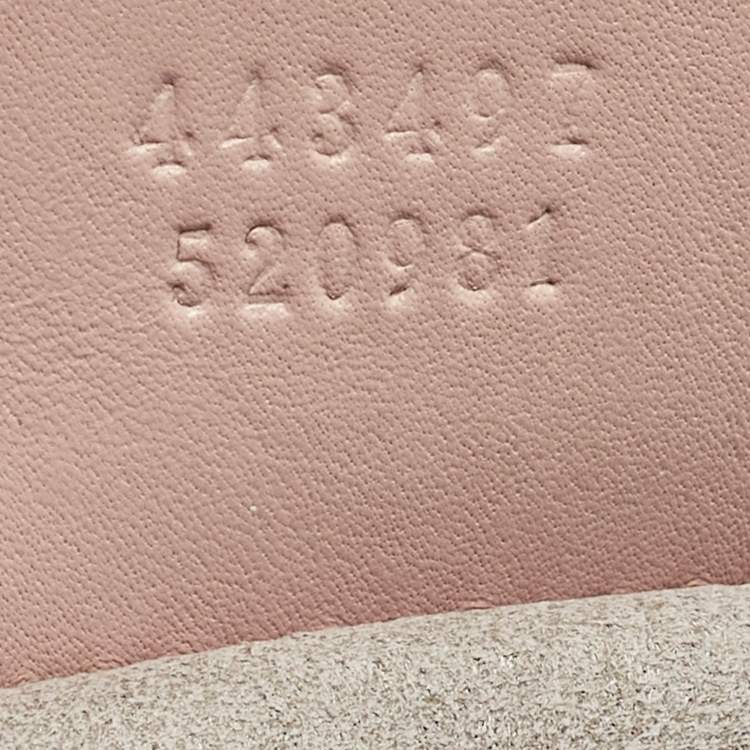 Pre Owned Gucci GG Marmont Flap Medium Light Pink Matelasse Leather Shoulder Bag