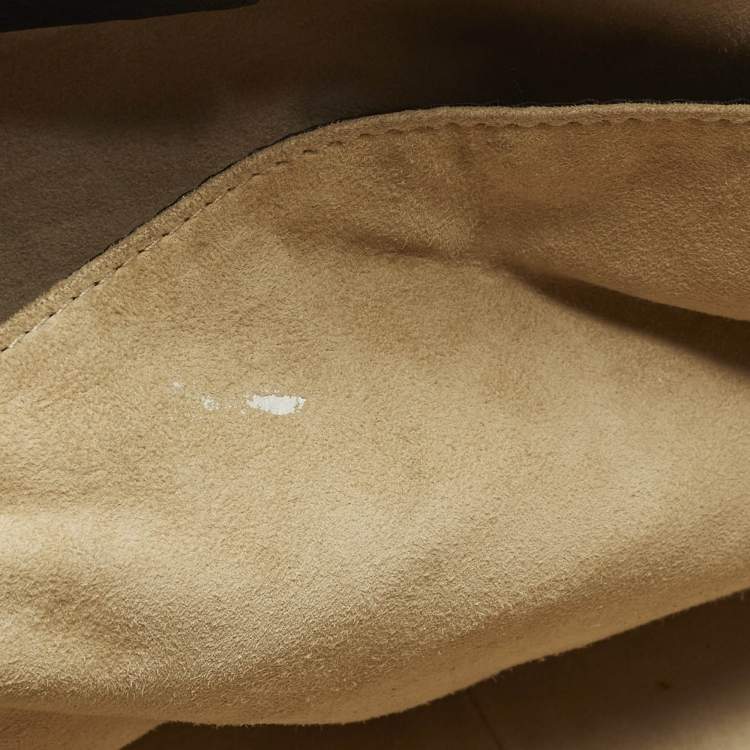 Pre Owned Gucci 1973 Black Leather Top Handle Bag