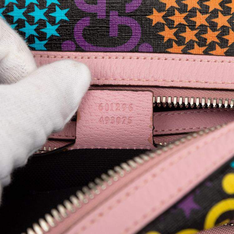 Pre Owned Gucci Pink GG Supreme Psychedelic Backpack