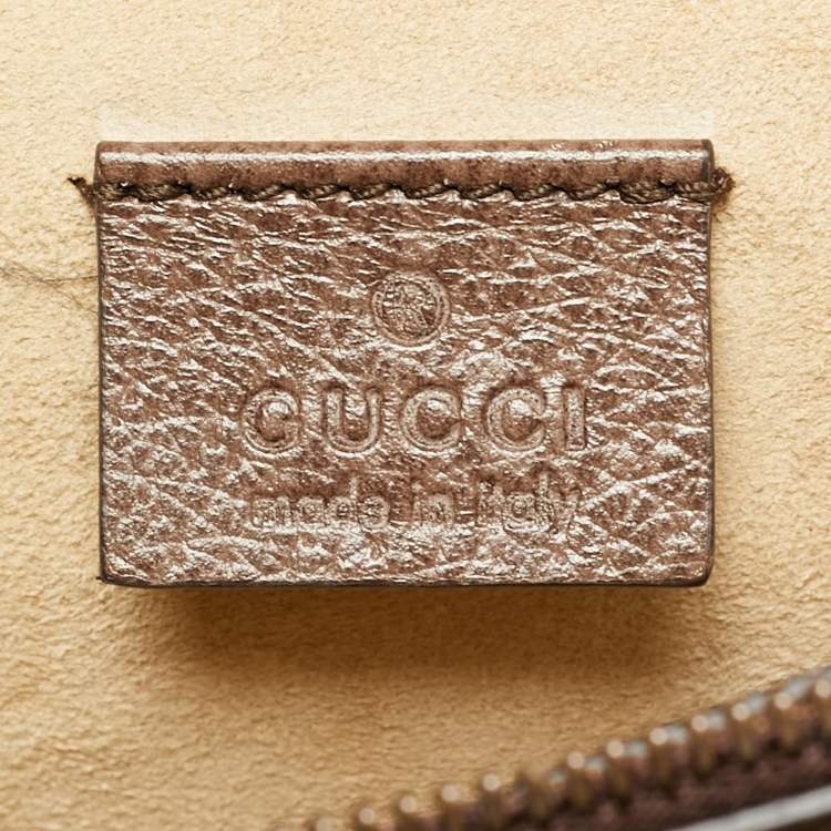 Pre Owned Gucci Owl Embroidered Dionysus Medium GG Supreme Canvas Shoulder Bag