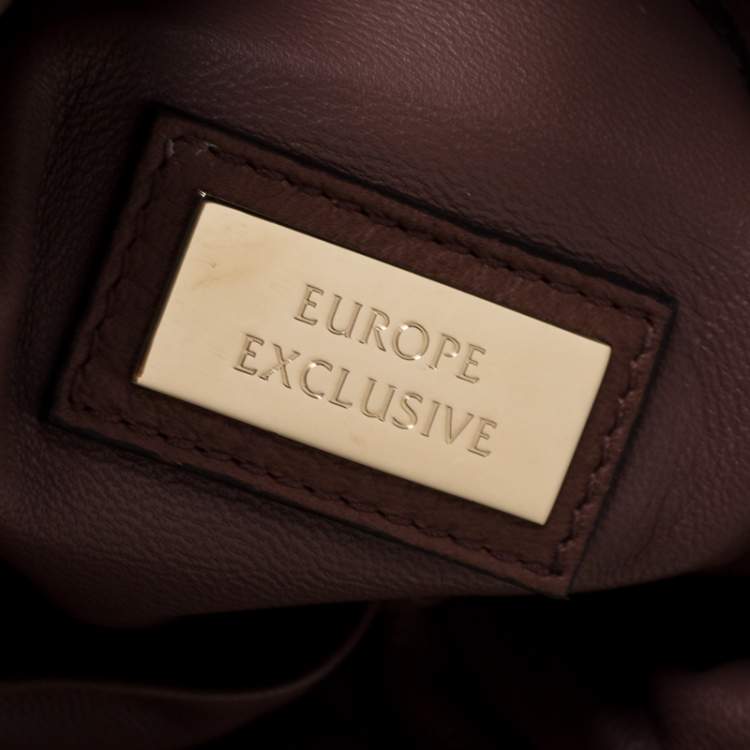 Pre Owned Gucci Brown Python Leather Medium G Wave Hobo