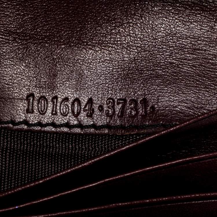 Gucci Beige/Brown GG Canvas Horsebit Compact Wallet