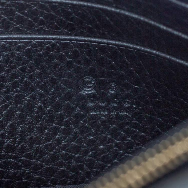 Pre Owned Gucci Black Leather Betty Wallet on Chain