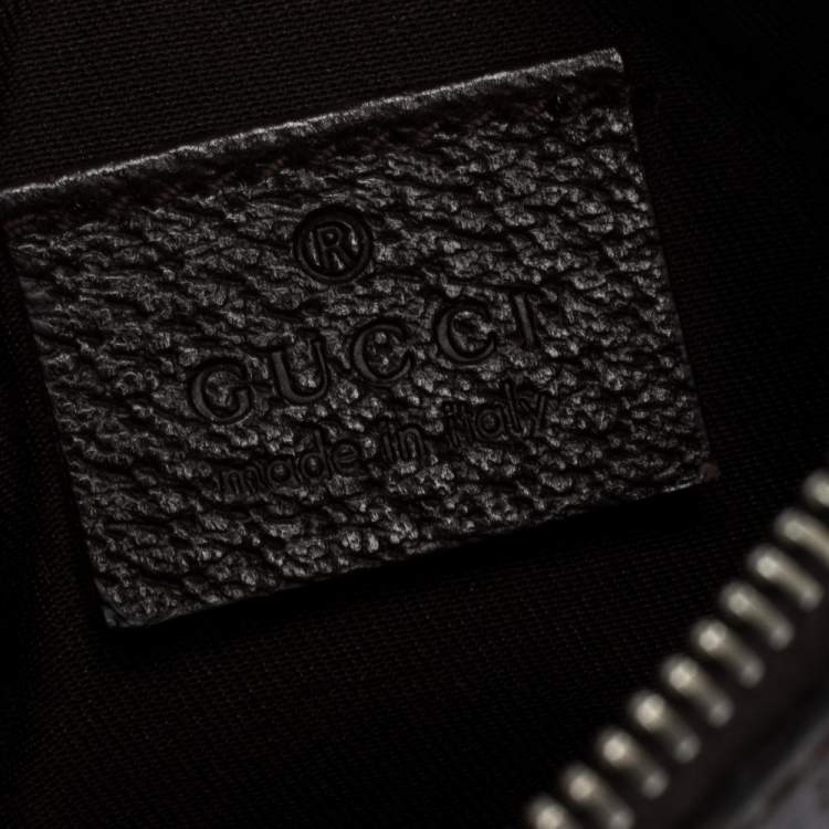 Pre Owned Gucci Beige/Brown GG Canvas and Leather Coin Purse