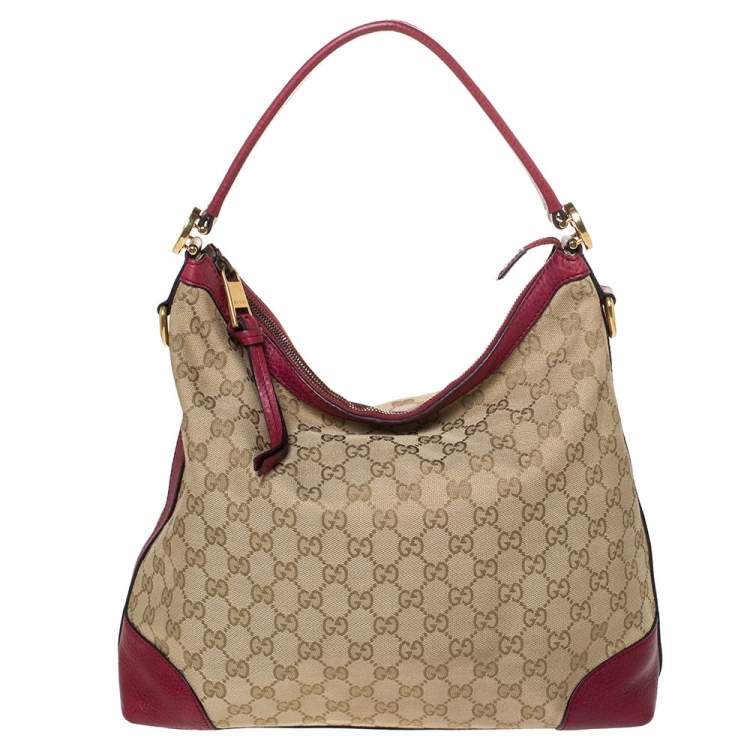 gucci red hobo