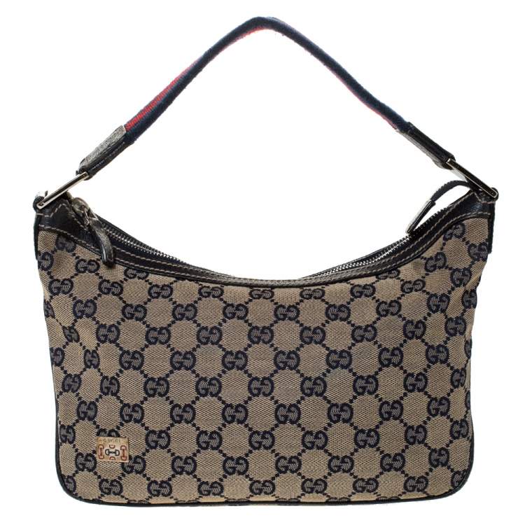 gucci gg canvas shoulder bag