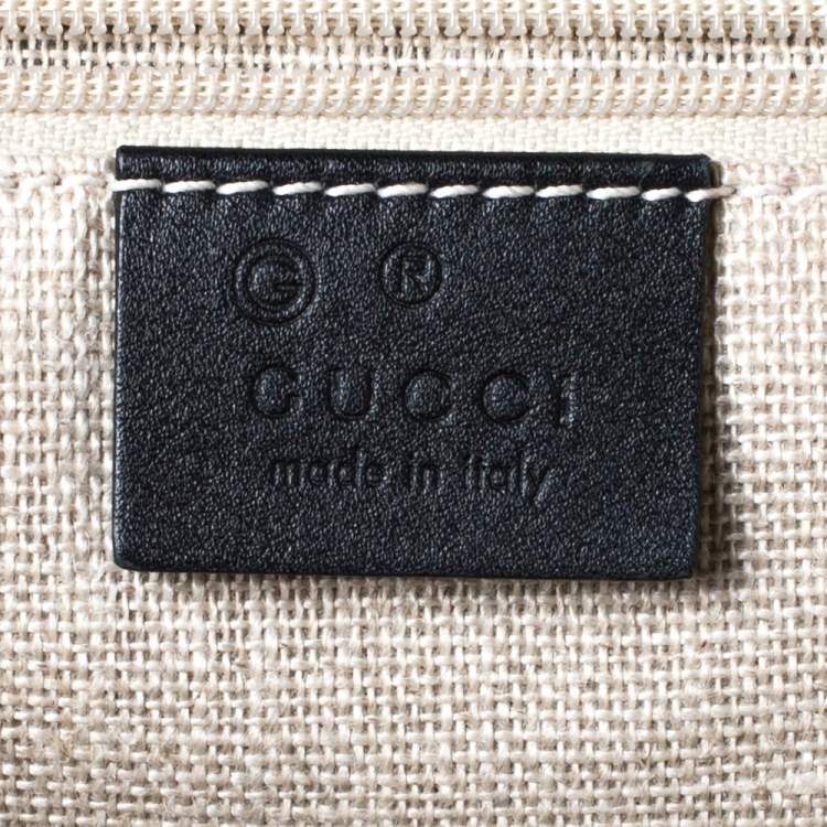 Pre Owned Gucci Black Microguccissima Leather Medium Dome Bag