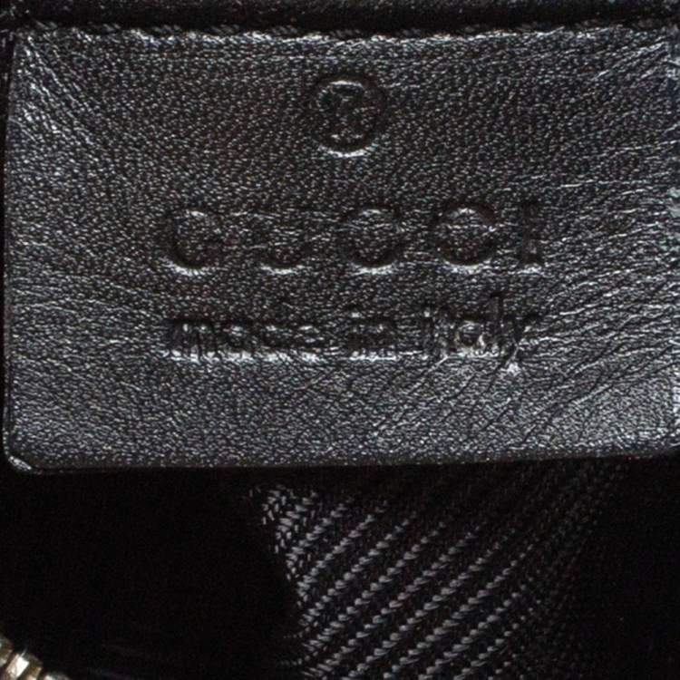 Pre Owned Gucci Black GG Canvas and Leather Small Joy Boston Bag