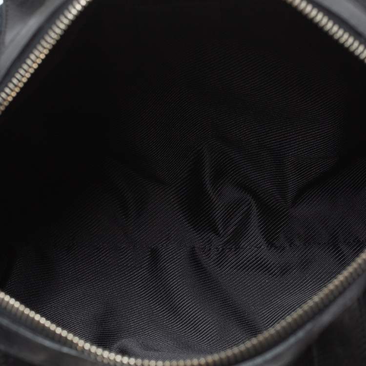 Pre Owned Gucci Black GG Canvas and Leather Small Joy Boston Bag