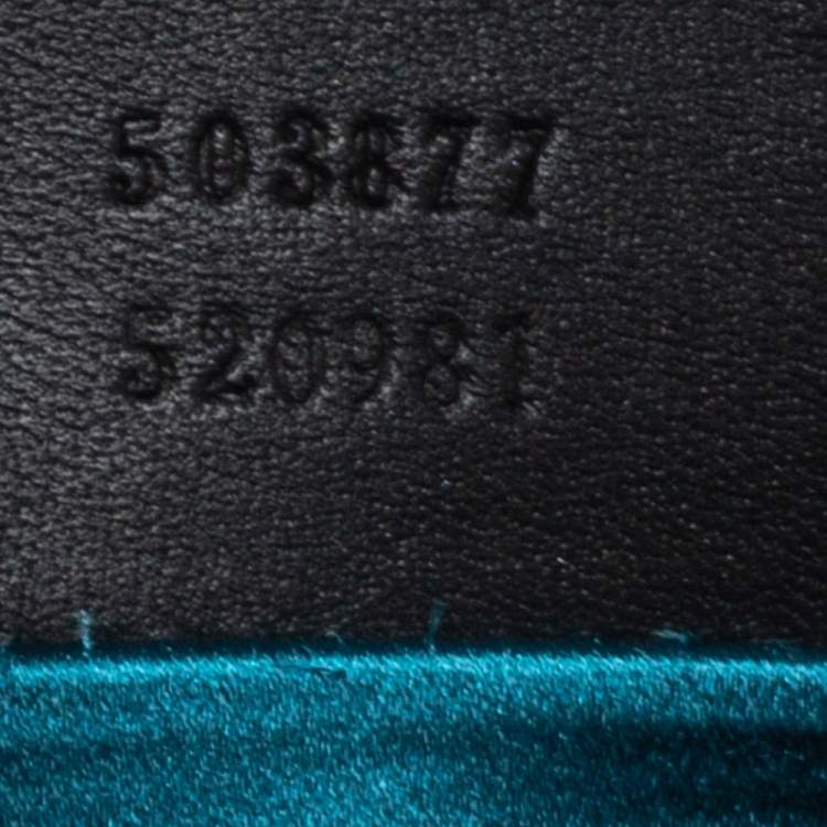 Pre Owned Gucci Black Suede and Leather Ophidia Dragon Bag