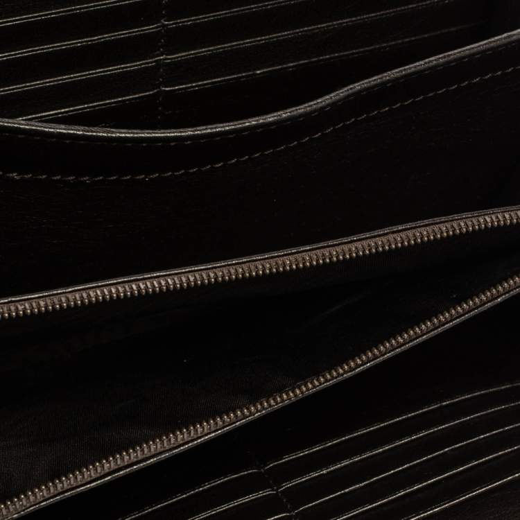 Pre Owned Gucci Cream Python GG Marmont Wallet on Chain