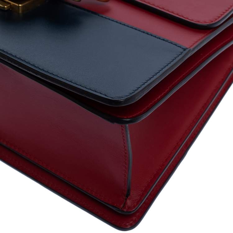 مملوكة مسبقًا Gucci Multicolor Leather Small Queen Margaret Top Handle Bag