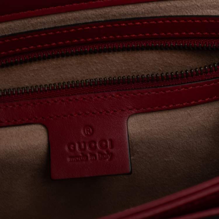 مملوكة مسبقًا Gucci Multicolor Leather Small Queen Margaret Top Handle Bag