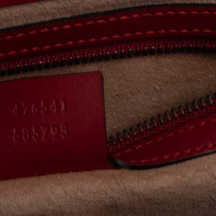 مملوكة مسبقًا Gucci Multicolor Leather Small Queen Margaret Top Handle Bag