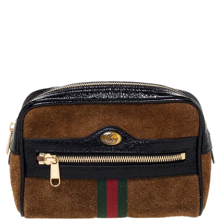 gucci belt bag suede