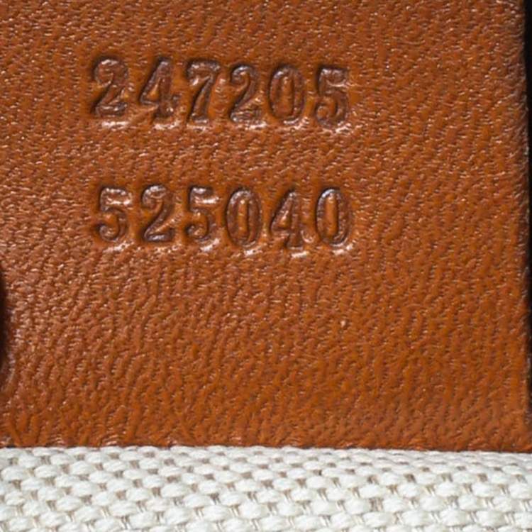 Pre Owned Gucci Brown GG Canvas and Leather Medium Vintage Web Boston Bag