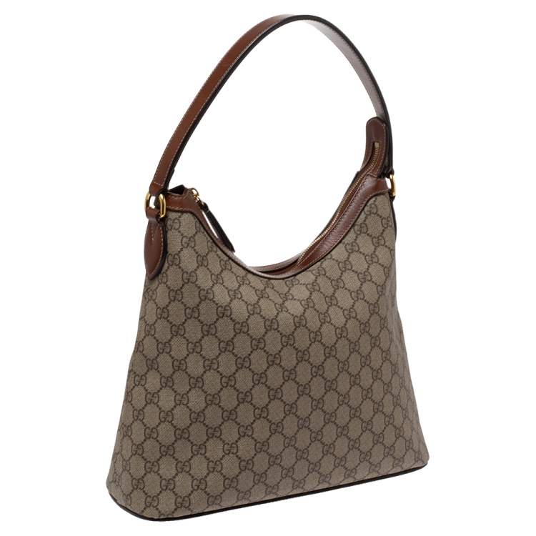 gucci gg supreme canvas hobo
