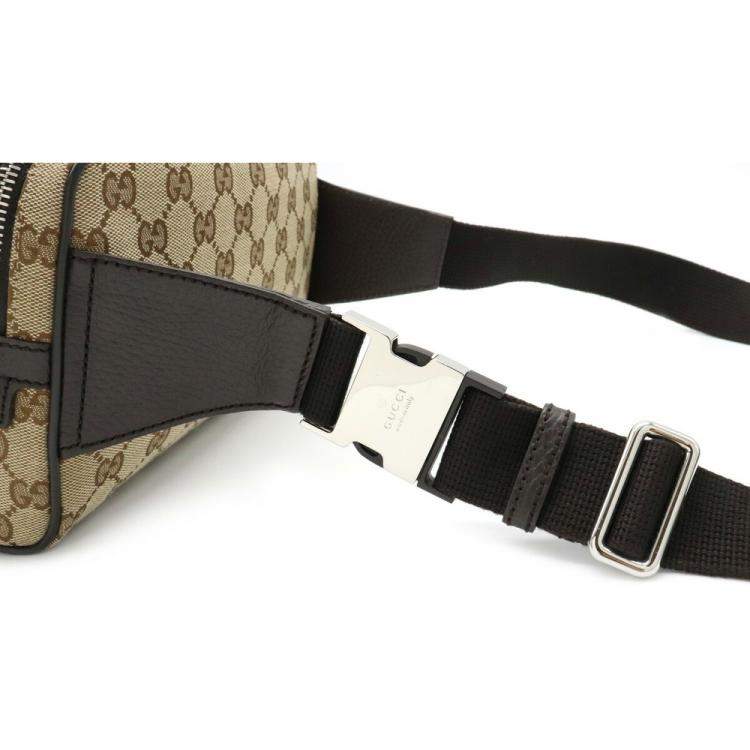 Pre Owned Gucci Beige GG Canvas Waist Belt Bag