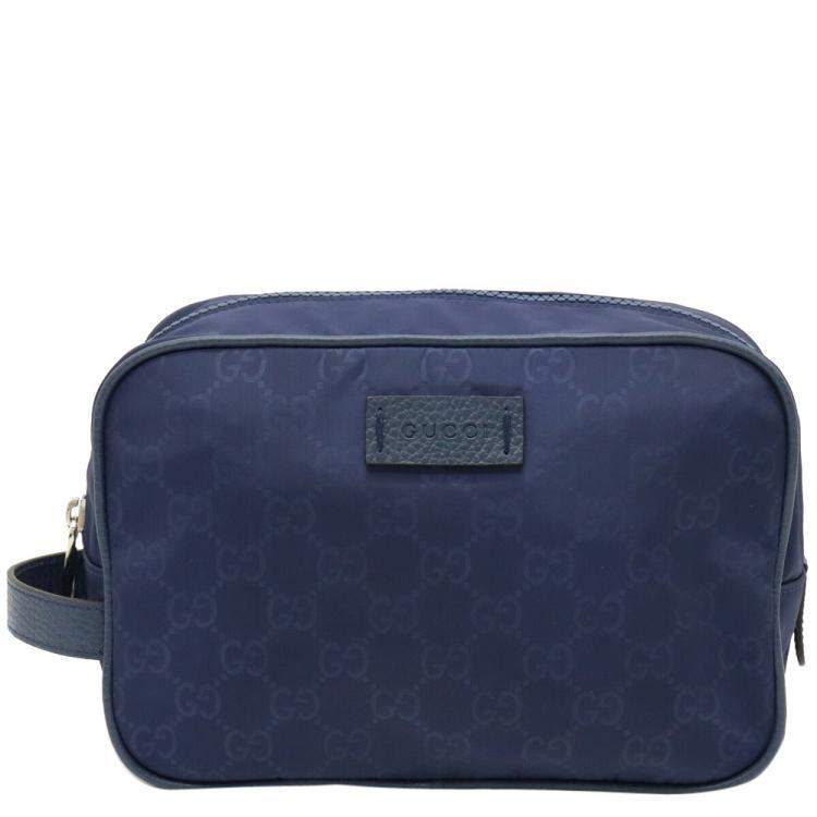 black gucci toiletry bag