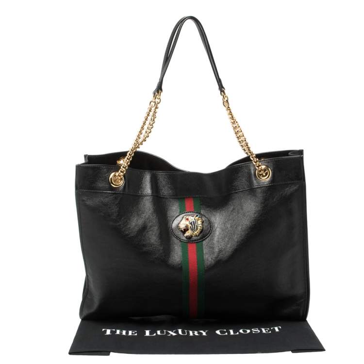 black chain gucci bag