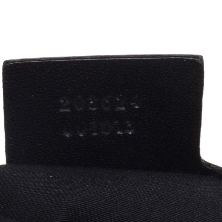 Pre Owned Gucci Black GG Canvas and Leather Pelham Studded Hobo