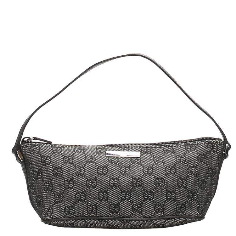 gucci boat pochette black