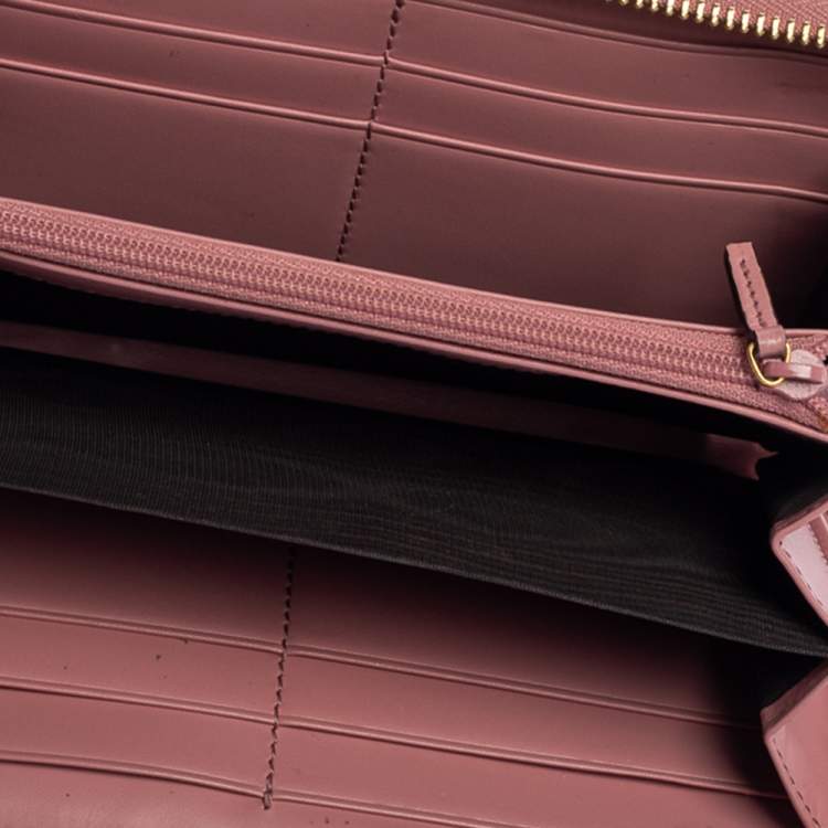 Gucci GG Marmont Zip-Around Calfskin Wallet