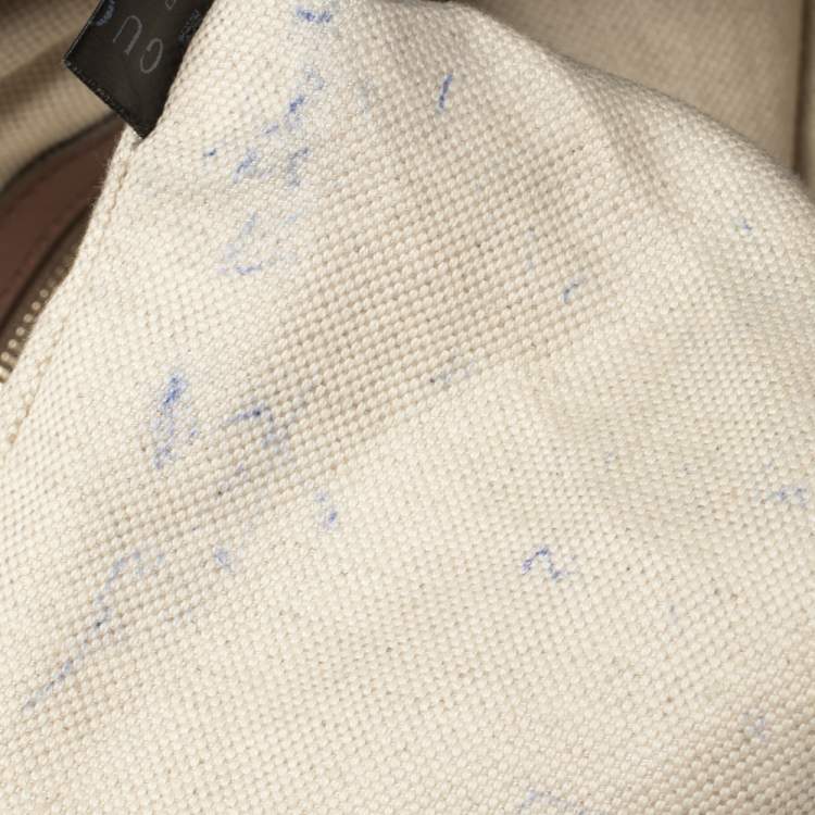 Pre Owned Gucci Rosewood Pink Microguccissima Leather Medium Nice Tote