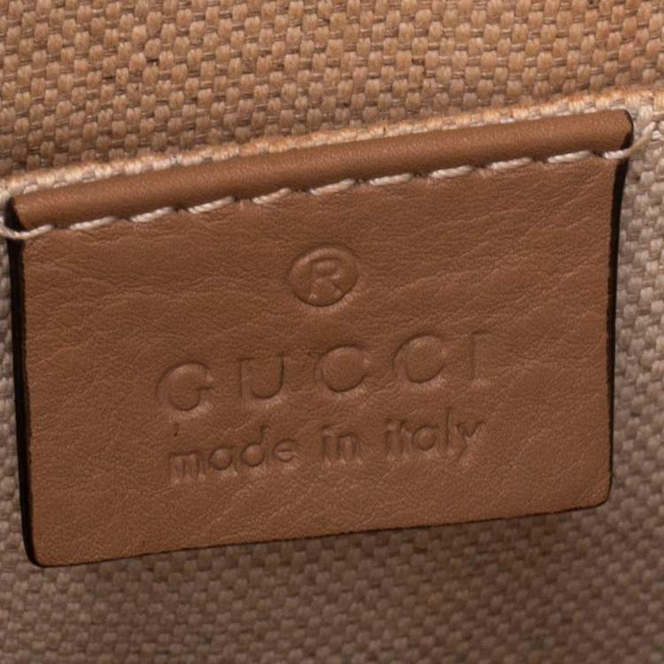 Pre Owned Gucci Tricolor Leather Medium Dionysus Bamboo Top Handle Bag