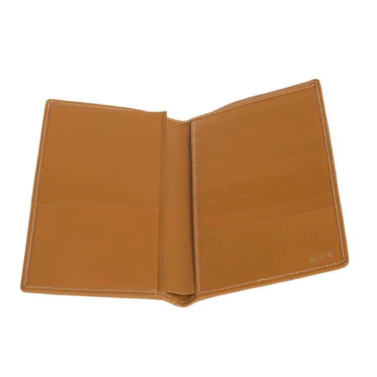 Pre Owned Gucci Beige Supreme Canvas And Leather Wallet 