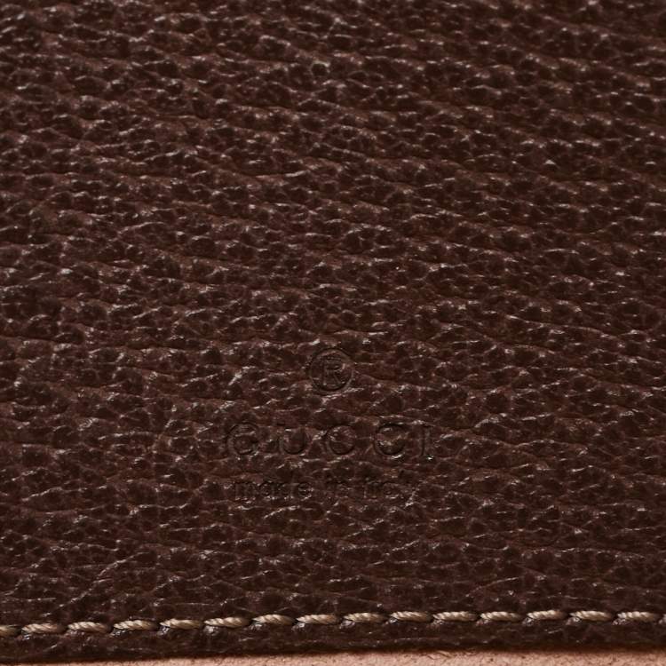 Pre Owned Gucci Beige/Ebony GG Supreme Coated Canvas and Leather Ophidia Belt Bag