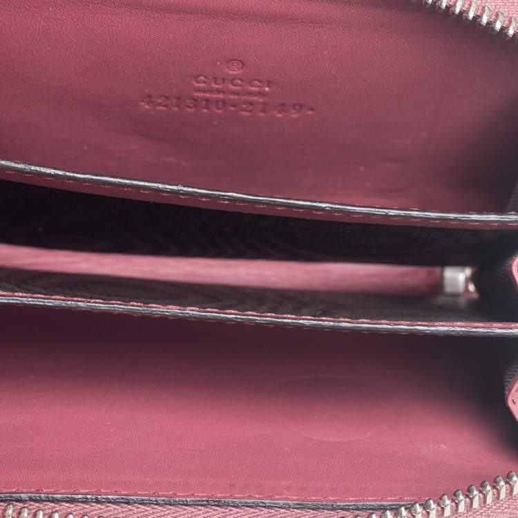 مملوكة مسبقًا Gucci Multicolor GG Supreme Blooms Canvas Coin Purse