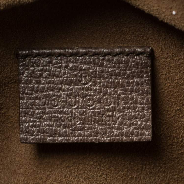 Pre Owned Gucci Multicolor GG Supreme Tian Print Canvas and Leather Backpack