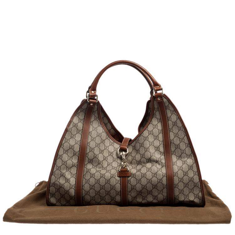 gucci large gg supreme canvas tote