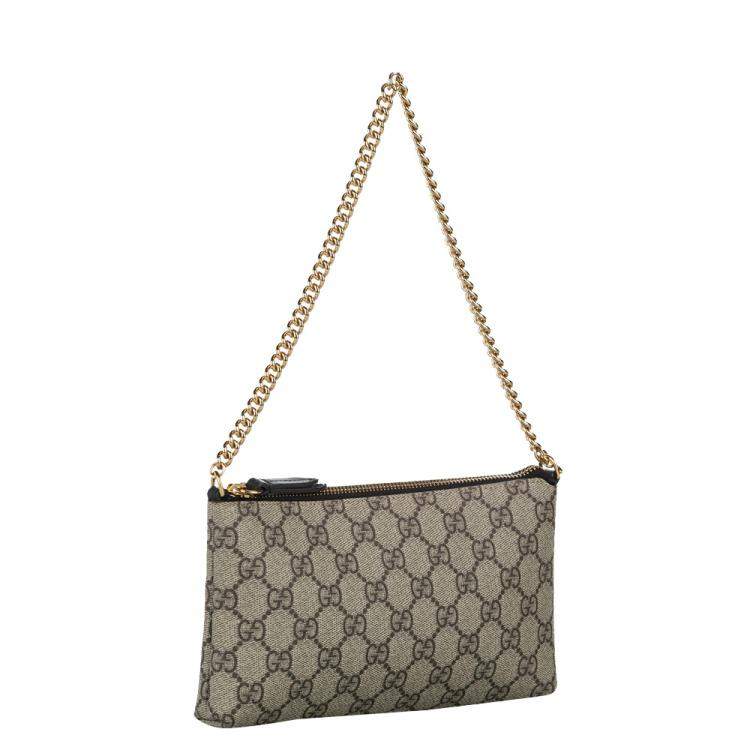 Gucci Baguette Leather Shoulder Bag